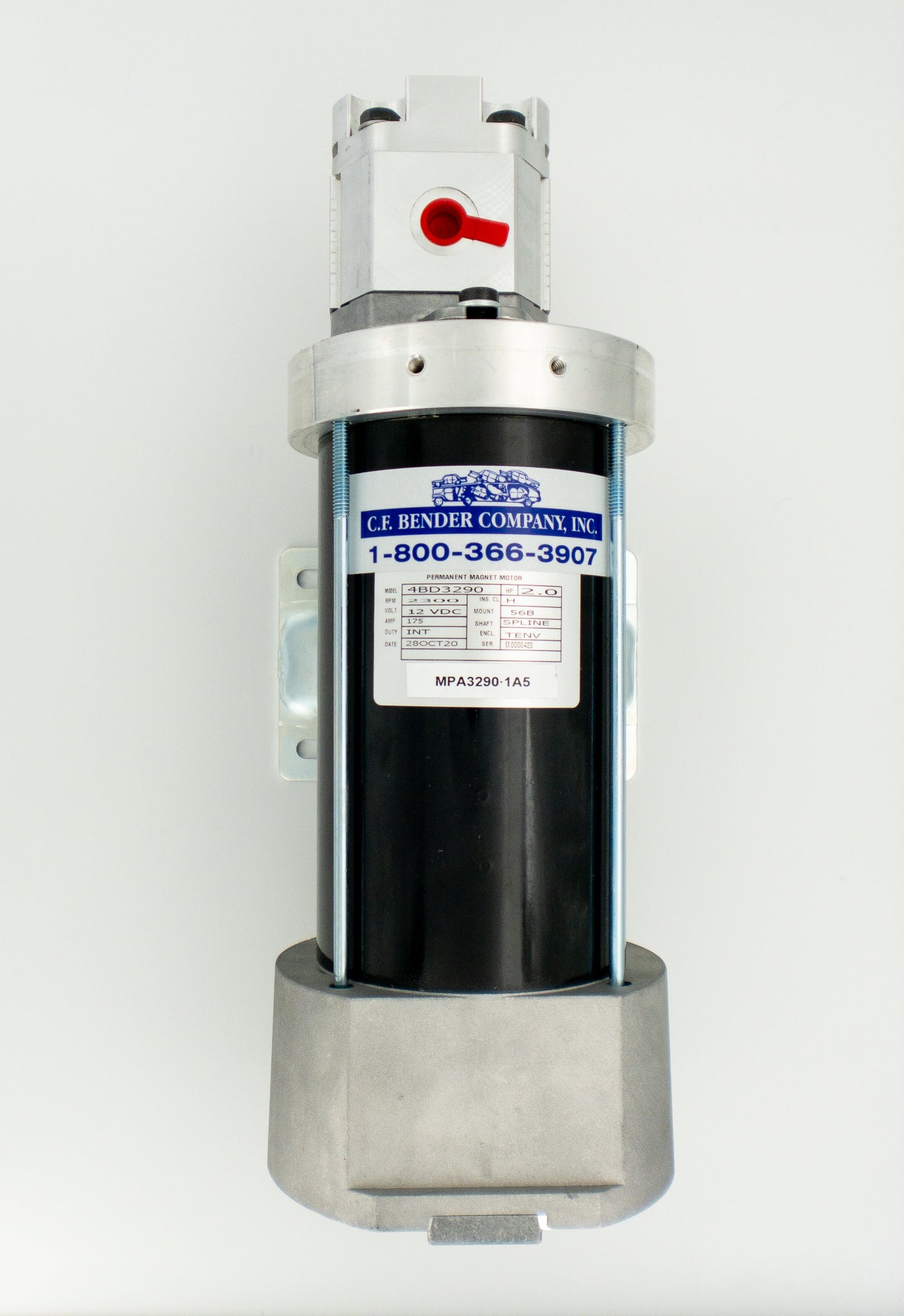 3291, Pump and Motor with Relief 12v – C.F. Bender Company